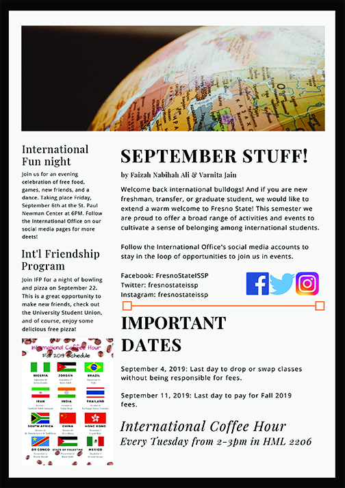 August Newsletter 2