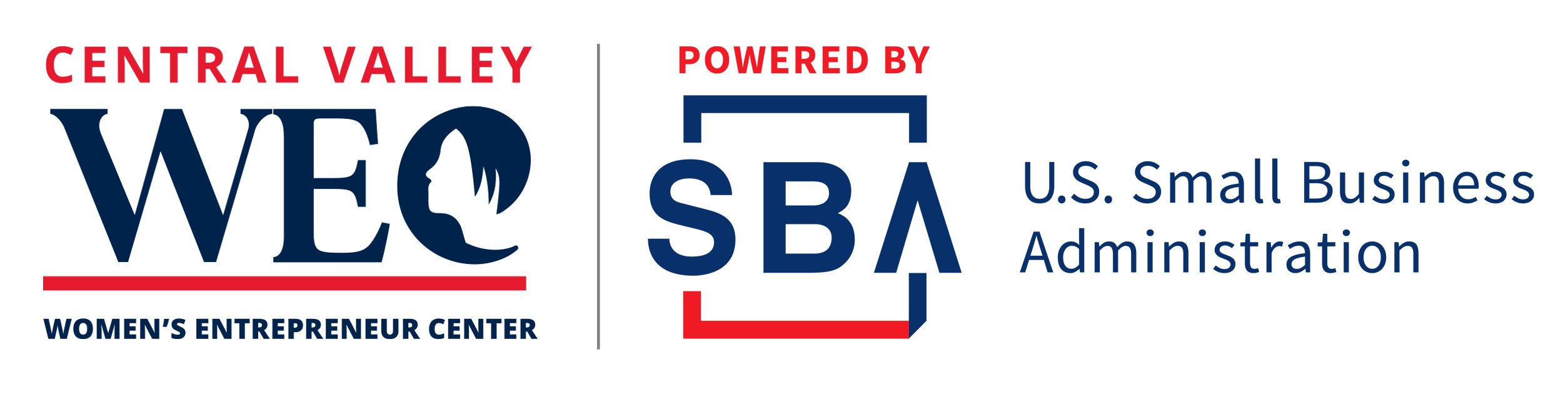 Women's Center and SBA Logo